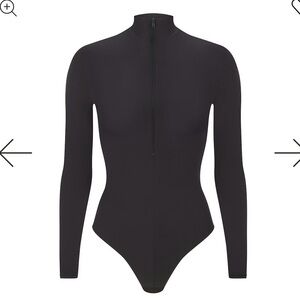 Skims zip front body suit